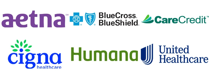 Aetna, Blue Cross Blue Shield, Cigna, Humana, UnitedHealthcare and more